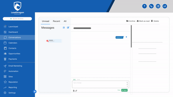 Conversations Feature